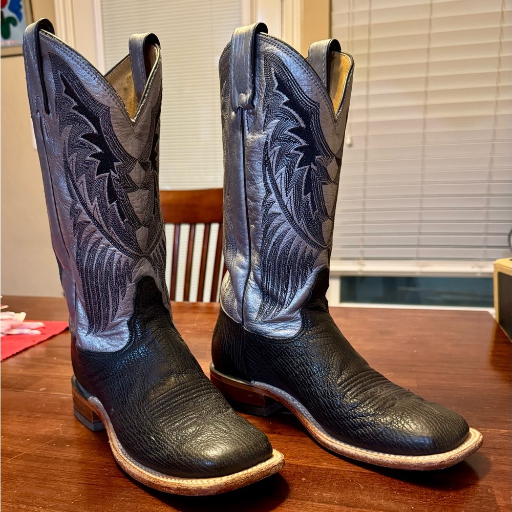 Women’s Black and Gray Tony Lama Cowboy Boots size 6B